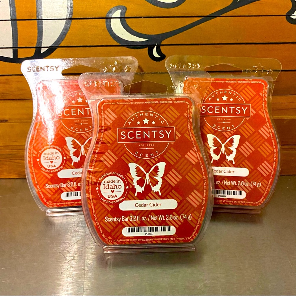 Scentsy Cedar Cider Wax Melt 3pk